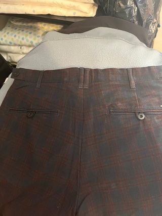 Pantalón de traje a cuadros