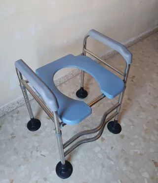Silla alzadora de wc para movilidad reducida