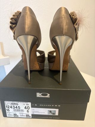 Tacones Luis Onofre 13 cm