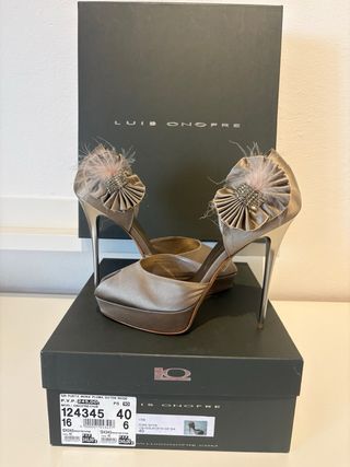 Tacones Luis Onofre 13 cm