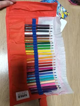 Astuccio porta pastelli tinta unita