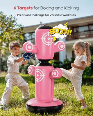 Saco Boxeo Infantil Giratorio 360°