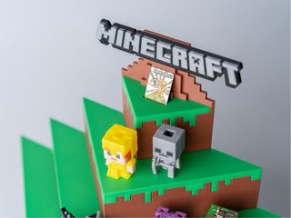 Expositor Coleccion Minecraft Kinder Joy