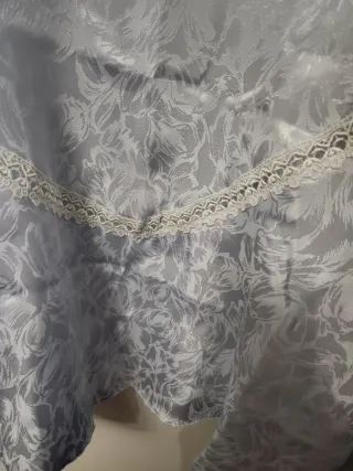 Salto de cama vintage azul