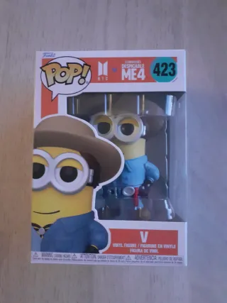 Funko POP V de BTS ! Despicable Me 4 - Minion 423