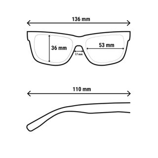 Gafas de sol polarizadas montaña y senderismo Niños Quechua
