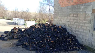 Leña de encina de calidad