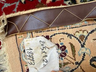 Tappeto Persiano Nain Lana e Seta