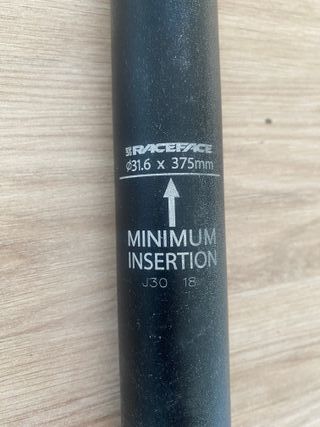 Tija RaceFace 31.6 x 375mm