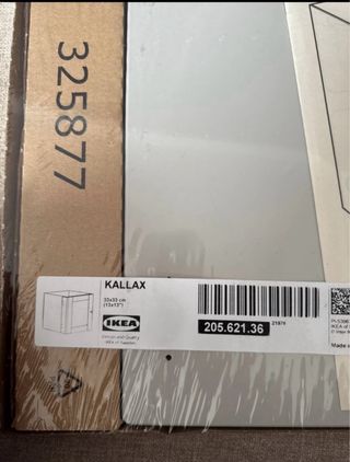 Porte Kallax IKEA grigie (2 unità)