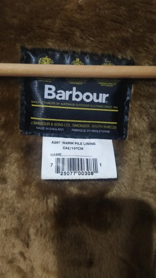 Chaleco Barbour C42 Forro Pelo Marrón