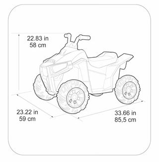 Quad Boxer FEBER Eléctrico Batería