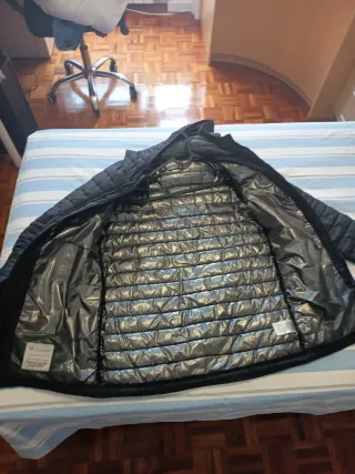 Chaqueta Columbia Negra con Capucha Júnior