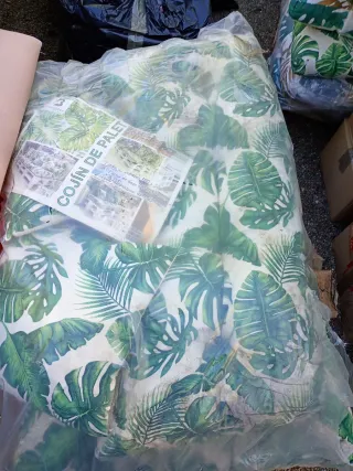 2 ) dos  Set Cojines Palet IBERTEJIDOS