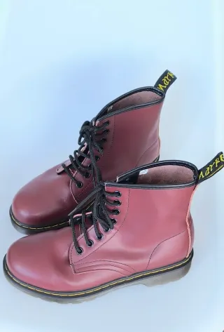 Botas Dr. Martens Rojas Talla 40 Mujer
