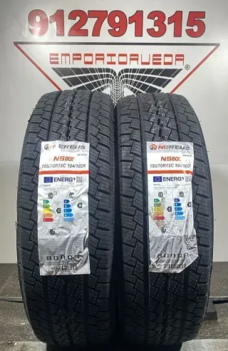4UD 195 70 15C R NEREUS RUEDA NUEVA YA MONTADA
