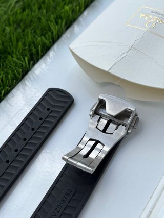 Correa Caucho Negra Omega Seamaster Diver 300M