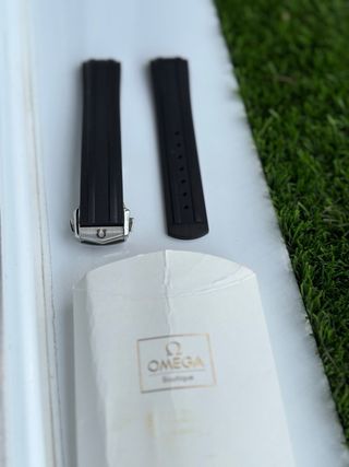 Correa Caucho Negra Omega Seamaster Diver 300M