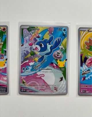Litten, Popplio y Rowlet Pokémon Cards