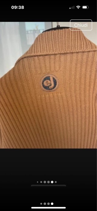 Giubbino Esprit jeans e maglia beige