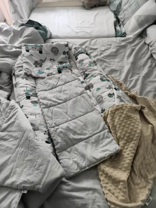 Conjunto nido, manta y arrullo bebé