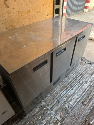 Mesa Fría Acero Inoxidable