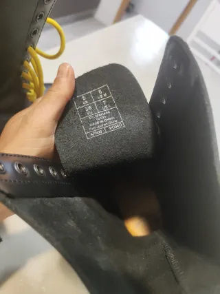 Botas Dr. Martens Talla 38 Negras