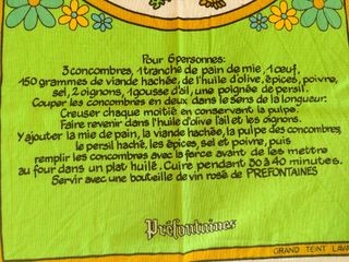 3 Strofinacci pubblicitari Préfontaines anni '70