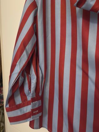 Camisa inspirada en Zara lazo rayas S
