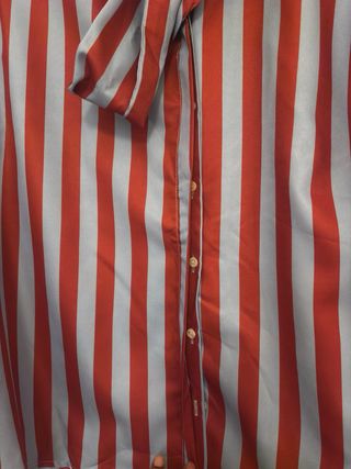 Camisa inspirada en Zara lazo rayas S