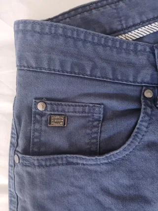Pantalón vaquero azul Pull&Bear Talla L