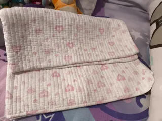 Juego sábanas y colcha cuna