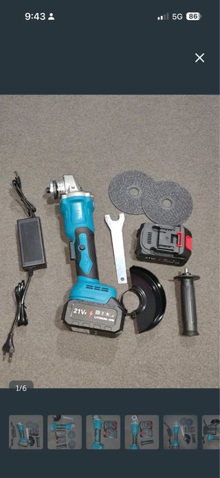 Radial a Batería con 2 Baterías
