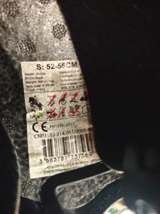 Casco Equitación Fouganza Negro