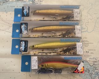 Lote 4 Señuelos Pesca Shimano Ocea             022