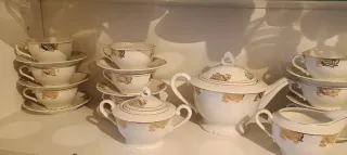 Juego de té Santa Clara 12 tazas y platos