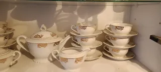 Juego de té Santa Clara 12 tazas y platos