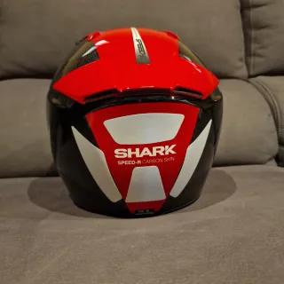 Casco Moto Shark Negro/Rojo