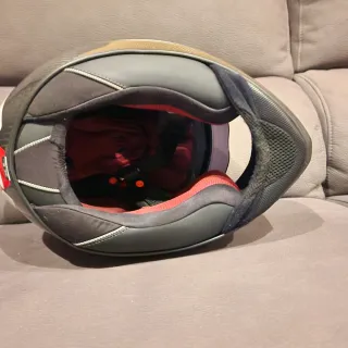 Casco Moto Shark Negro/Rojo