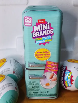 ZURU Mini Brands Fill the Fridge Set Nevera + 5 pc