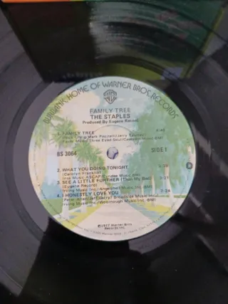THE STAPLES "Family Tree"  LP - 1977- US