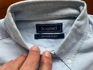 Camisa Scalpers Azul Hombre talla 40