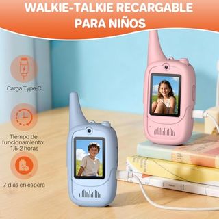 Walkie Talkie Video Niños FUNYKICH Azul/Rosa