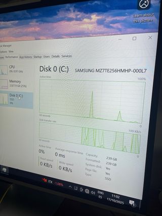 Lenovo tiny minipc M93p i7 8GB RAM 256GB SSD