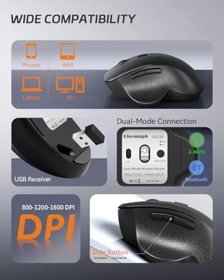 Ratón Inalámbrico Bluetooth Uiosmuph G09