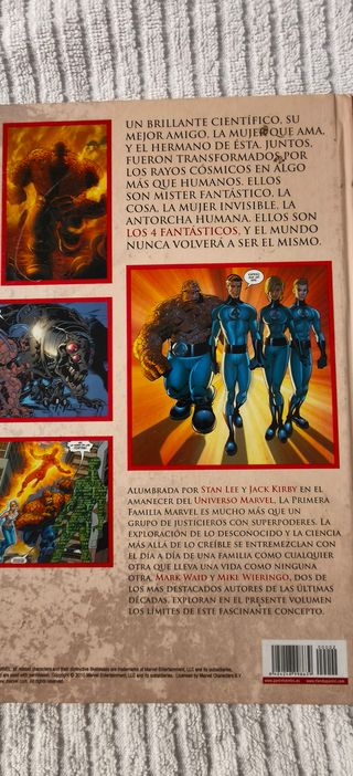 COMICS MARVEL 4 FANTASTICOS IMAGINAUTAS TAPA DURA