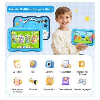 Tablet 7 Android 13 Azul Infantil