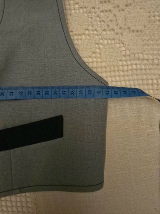 Traje Amazona celeste,azul marino mezclado