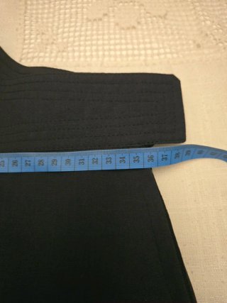 Traje Amazona celeste,azul marino mezclado