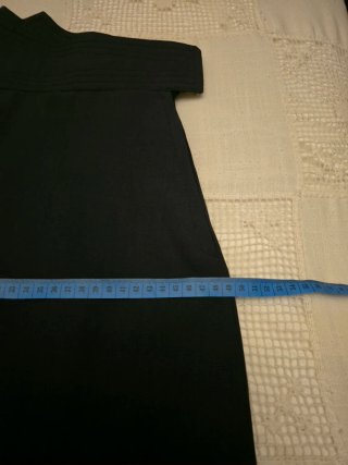 Traje Amazona celeste,azul marino mezclado